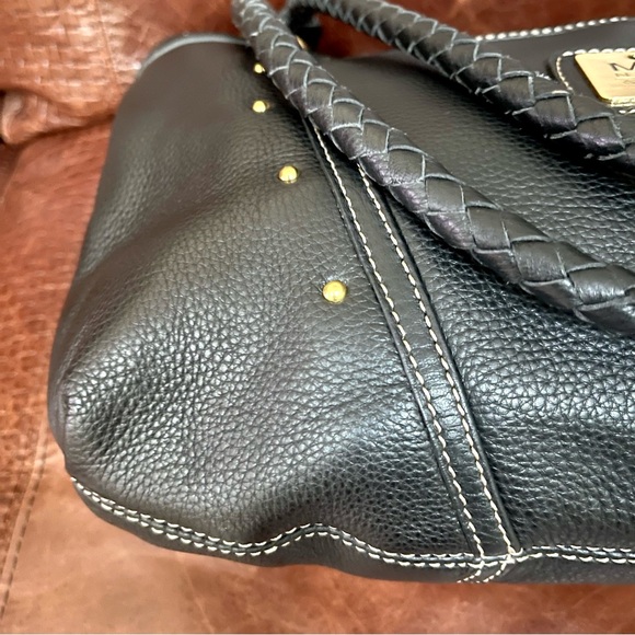 NWT MAXX New York Signature Spacious Genuine Leather Tote & Shoulder Bag - Picture 10 of 14